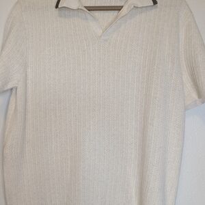 Ralph Lauren Off-White Knit Polo